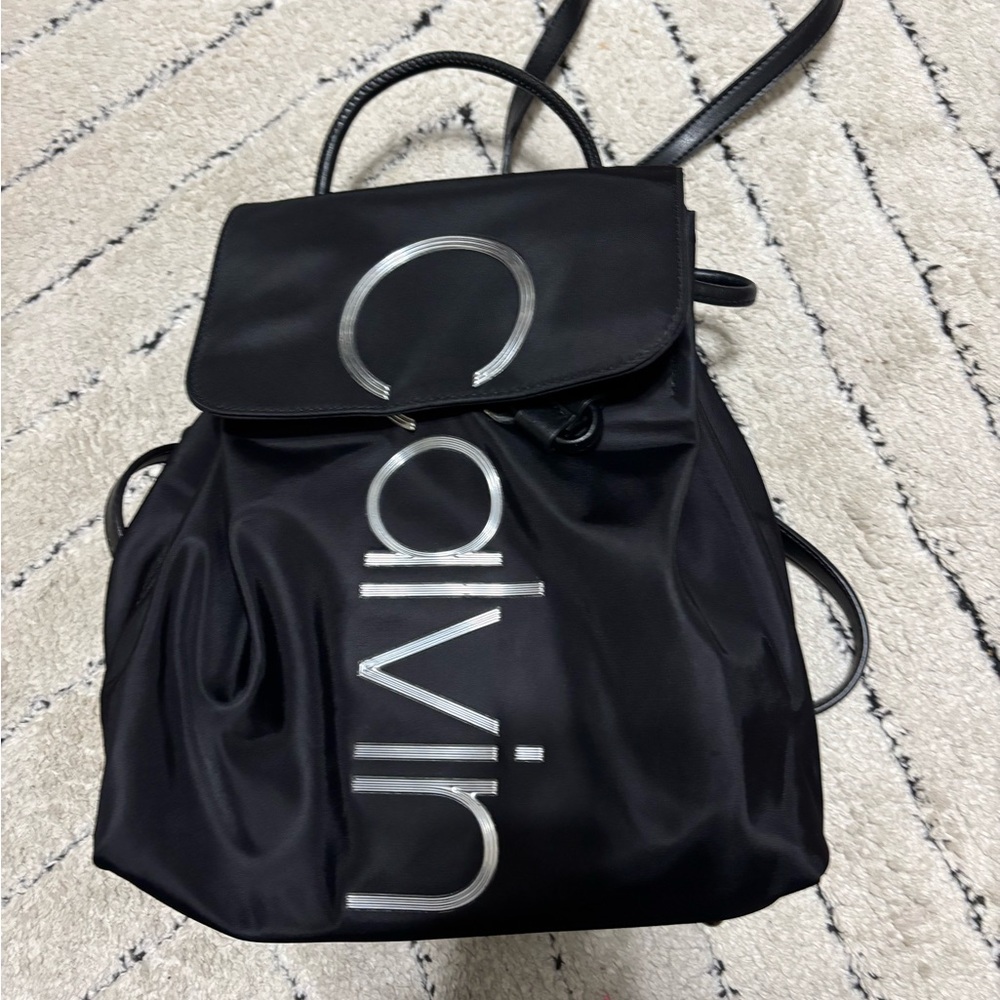 Calvin Klein Black Logo Backpack